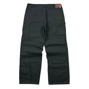 Stanley Canvas Pants Men 36x30 Black Utility Rugged Workwear Relaxed Fit